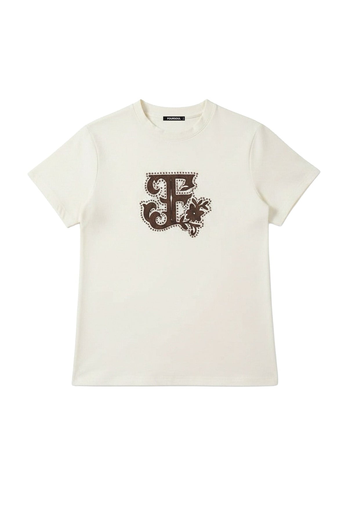 T-SHIRT FOURSOUL INTERLOCK LOGO — Cru