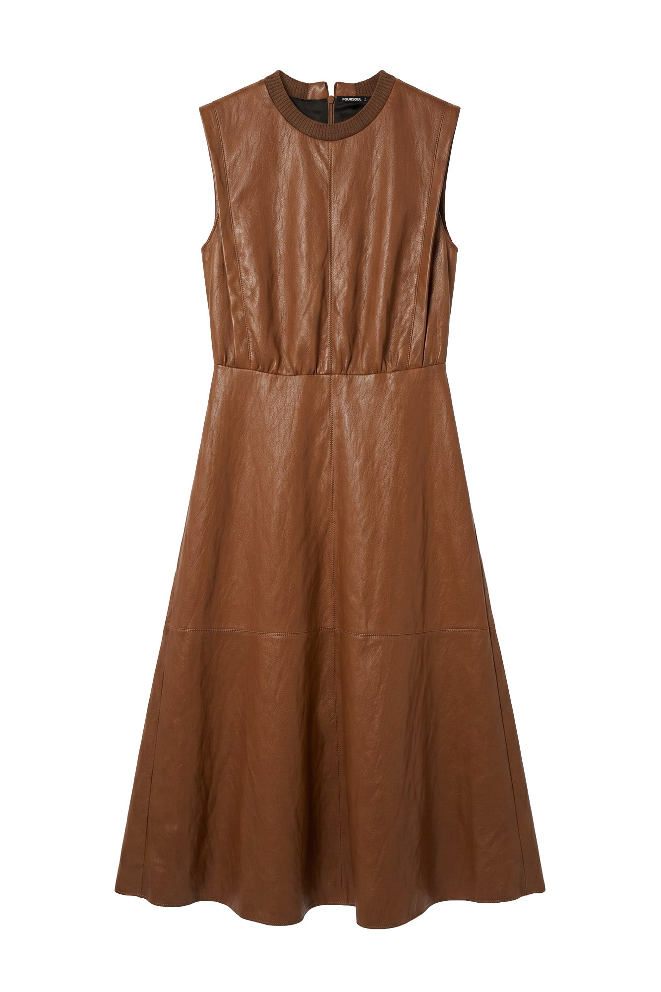 VESTIDO FOURSOUL MIDI ECOPELE — FS26210230