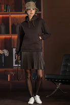 VESTIDO FOURSOUL CURTO SWEAT SAIA PLISSADA - Carla Valente