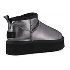 BOTA CALIFORNIA PLATFORMA CAMURÇA METÁLA - Carla Valente