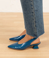 SAPATO SMLL SEMI-ABERTO MODELO PONTIAGUDO SALTO IRREGULAR - Carla Valente