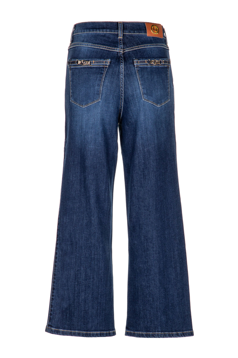 CULOTTE LIBERJEANS WIDE LEG COM APLICAÇ - Carla Valente