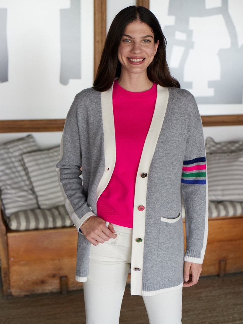 CARDIGAN VILAGALLO 4 STRIPES