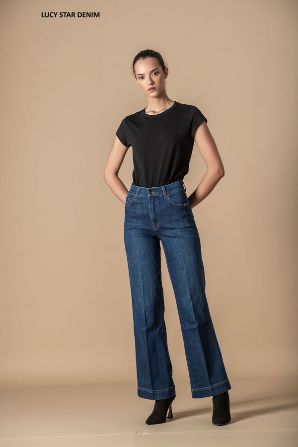 PANTALONA LIBERJEANS C/APLICAÇÃO TACHAS