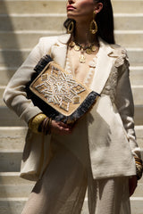 CASACO PHO FIRENZE REDE COM APLICAÇÃO NO OMBRO FLOR - Carla Valente