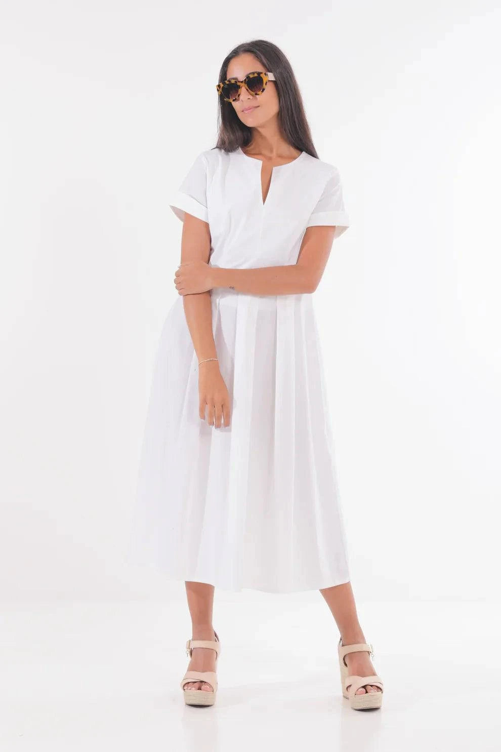 VESTIDO MIMI-MUA LONGUETE DE ALGODÃO - Carla Valente