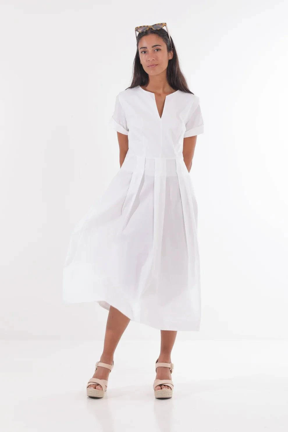 VESTIDO MIMI-MUA LONGUETE DE ALGODÃO - Carla Valente