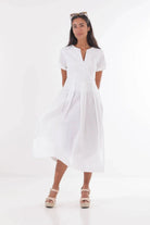 VESTIDO MIMI-MUA LONGUETE DE ALGODÃO - Carla Valente