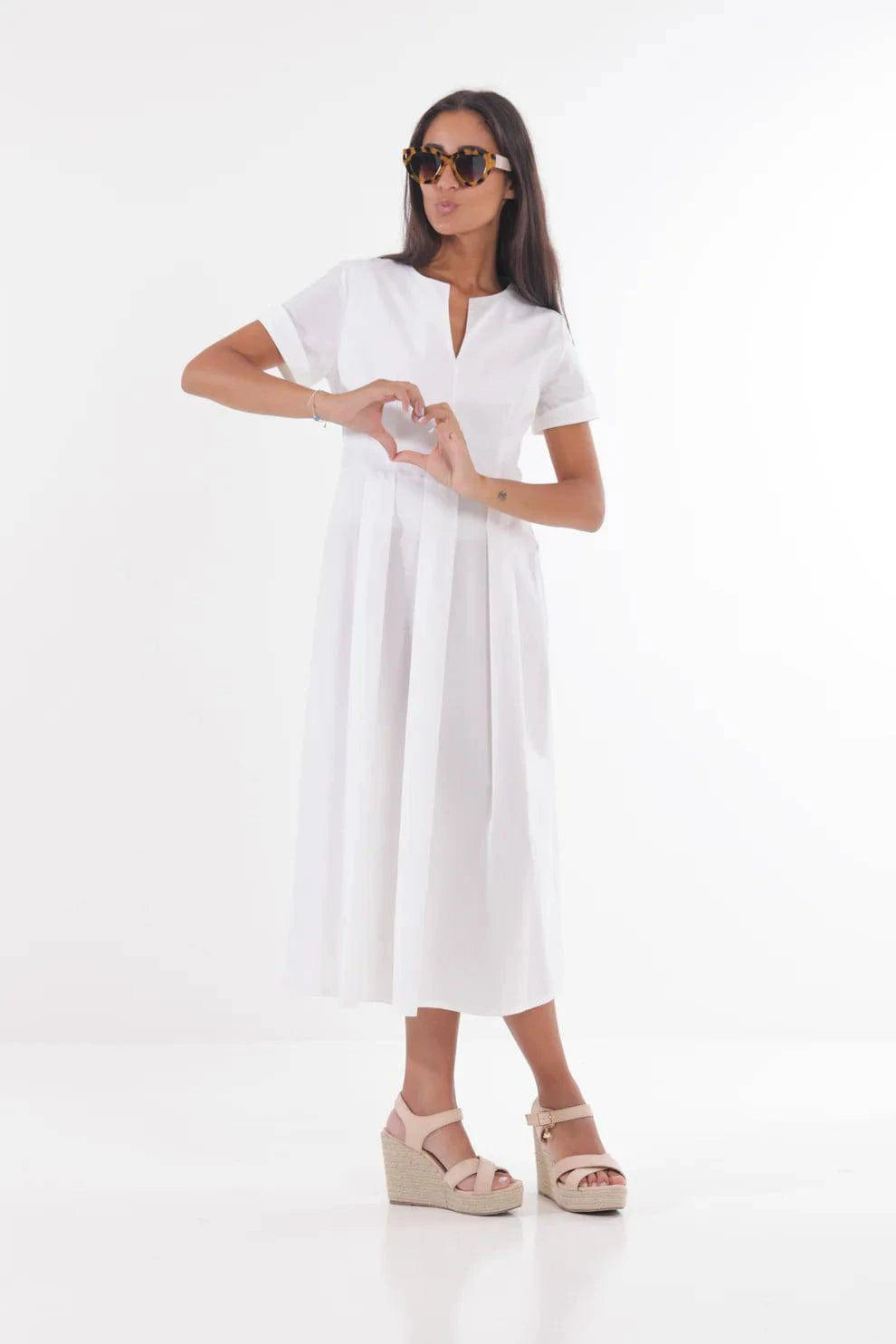 VESTIDO MIMI-MUA LONGUETE DE ALGODÃO - Carla Valente