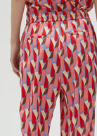 CALÇA MAITE ESTAMPADA LOGO MULTICOLOR - Carla Valente