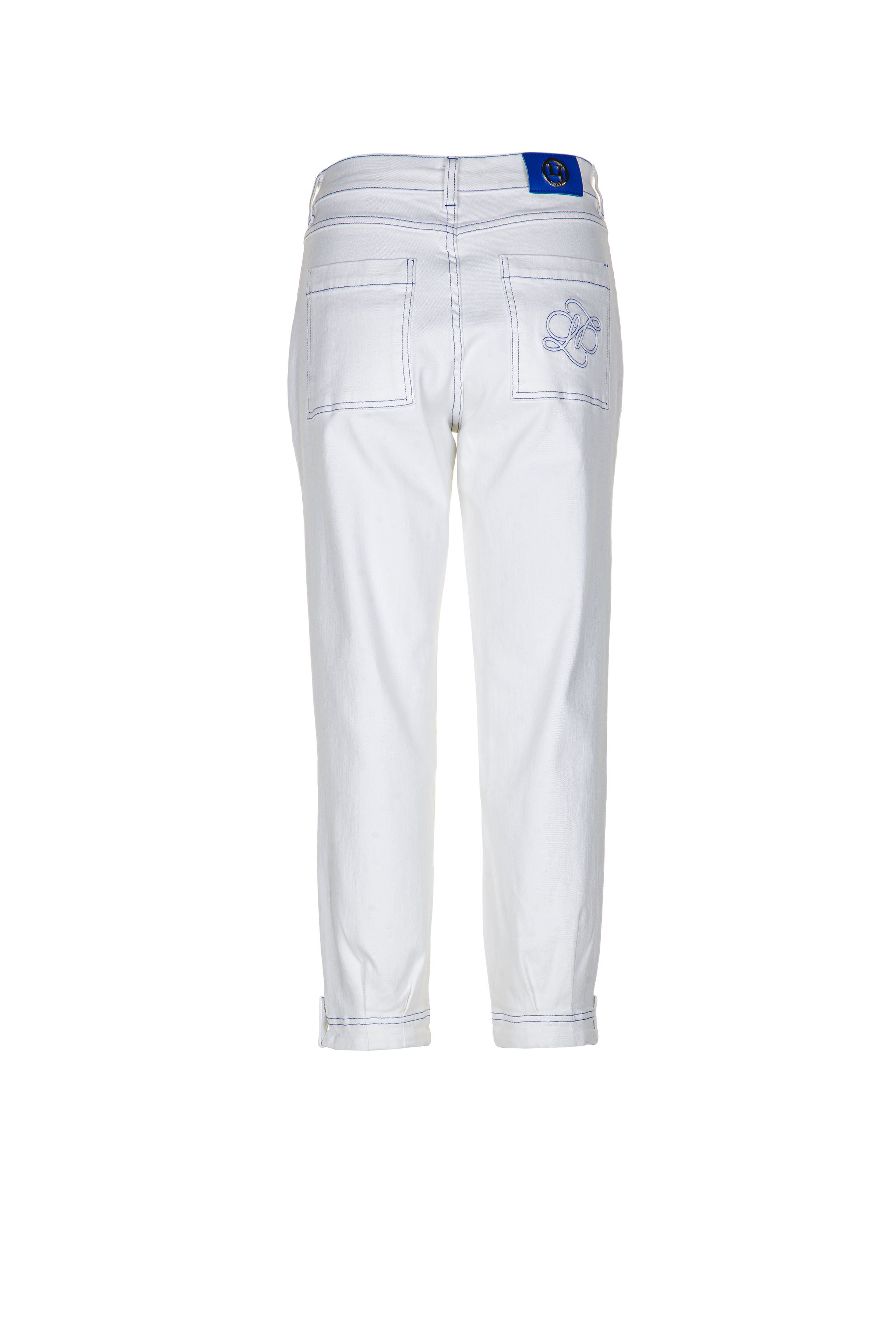 CALÇA LIBERJEANS SARJA PESPONTADA A AZUL - Carla Valente