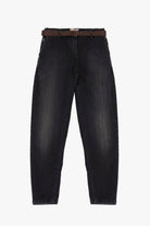 CALÇA PLEASE CROPPED MOM FIT C/CINTO - Carla Valente