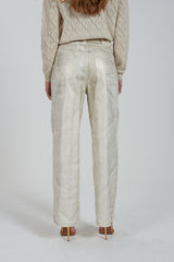 CALÇA YES ZEE 5 BOLSOS PERNA LARGA METAA - Carla Valente