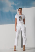 CALÇA LIBERJEANS WIDE APLICACÃO DOURDA A - Carla Valente