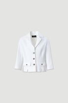 BLAZER FERRACHE CLÁSSICO CURTO COM COLARINHO - Carla Valente