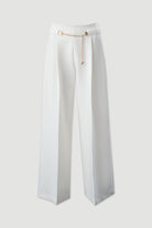 CALÇA FERRACHE WIDE LEG COM CINTO METÁLICO - Carla Valente