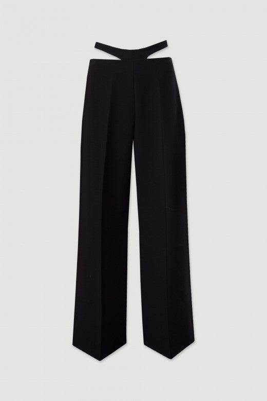 CALÇA FERRACHE CLASSICA WIDE LEG C/ TIRA - Carla Valente