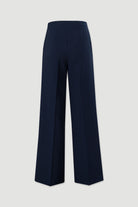 CALÇA FERRACHE WIDE LEG COM DETALHE BOTÃO PERSONALIZADO - Carla Valente