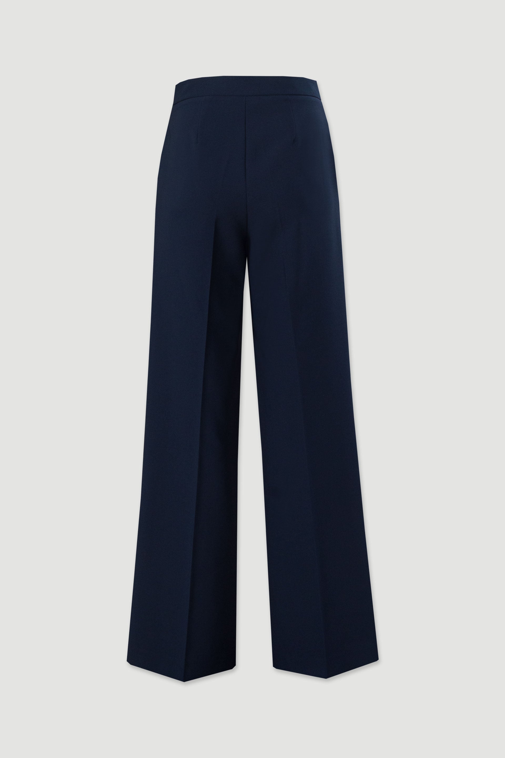 CALÇA FERRACHE WIDE LEG COM DETALHE BOTÃO PERSONALIZADO - Carla Valente