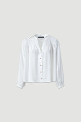 BLUSA FERRACHE EM BICO COM FRANZIDO - Carla Valente