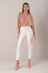 BLUSA FERRACHE EM BICO COM FRANZIDO - Carla Valente