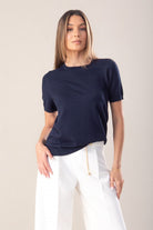 CAMISOLA FERRACHE DE MALHA MANGA CURTA VISCOSE - Carla Valente