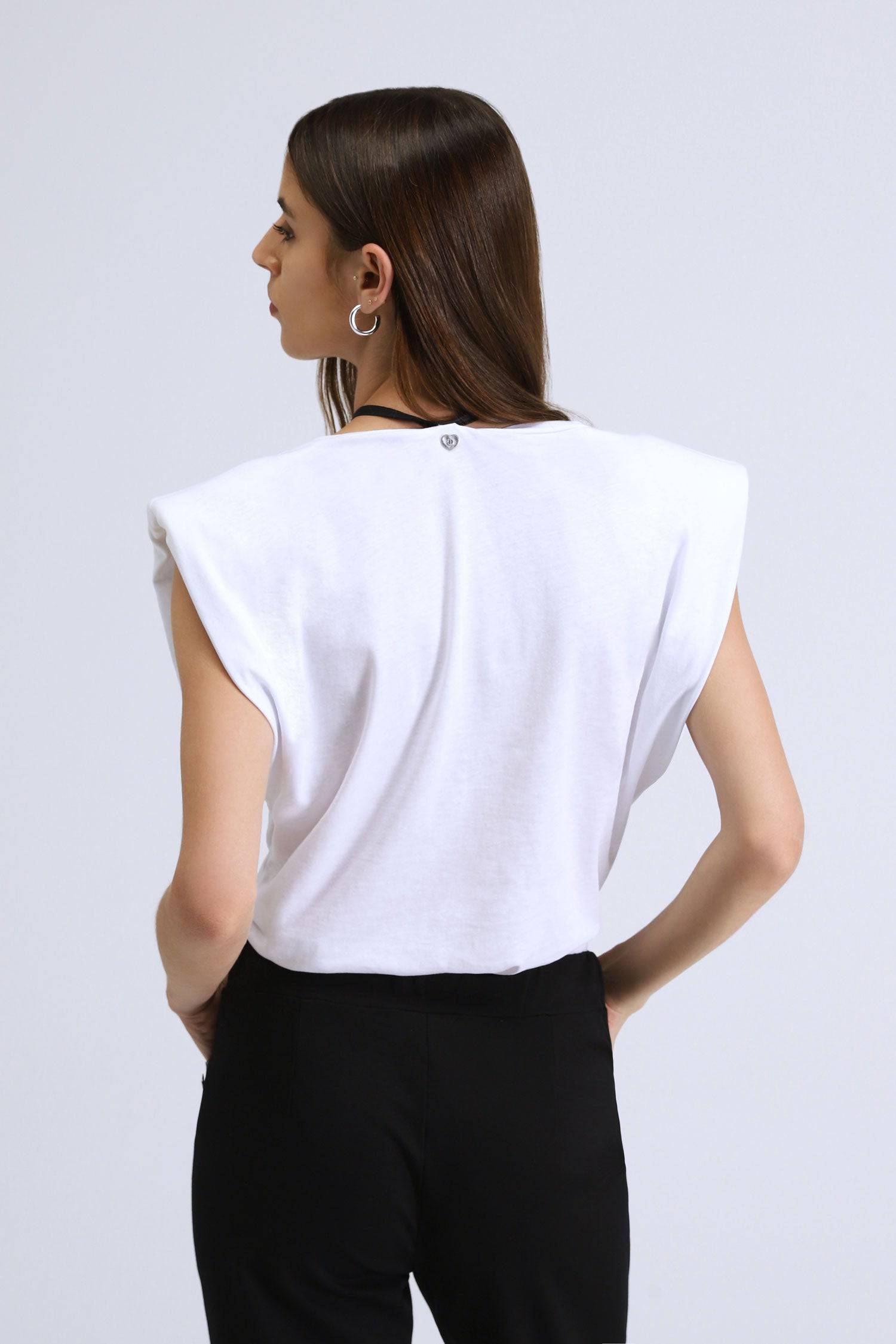 T-SHIRT PLEASE S/MANGAS APLC GRAVATA - Carla Valente