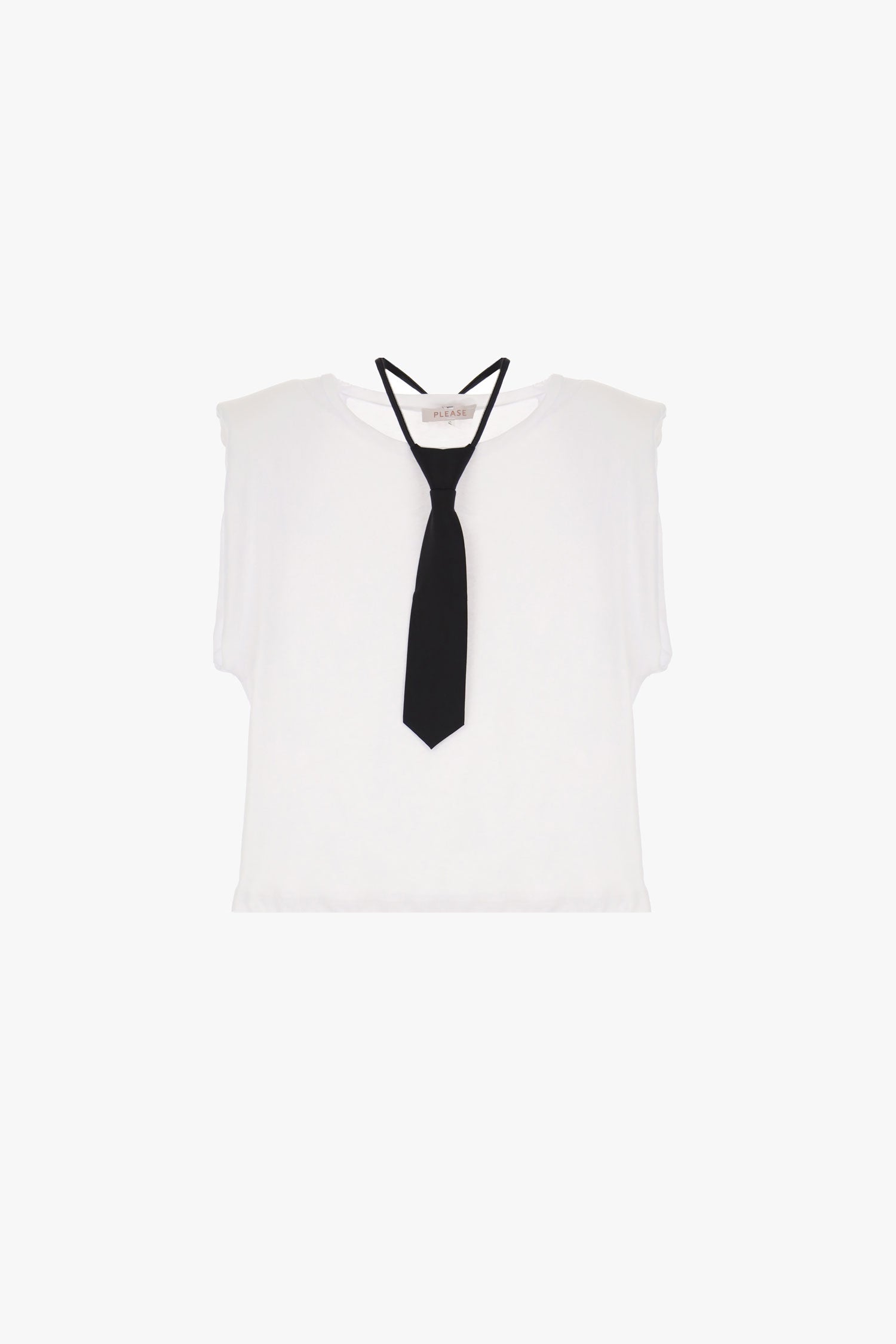 T-SHIRT PLEASE S/MANGAS APLC GRAVATA - Carla Valente
