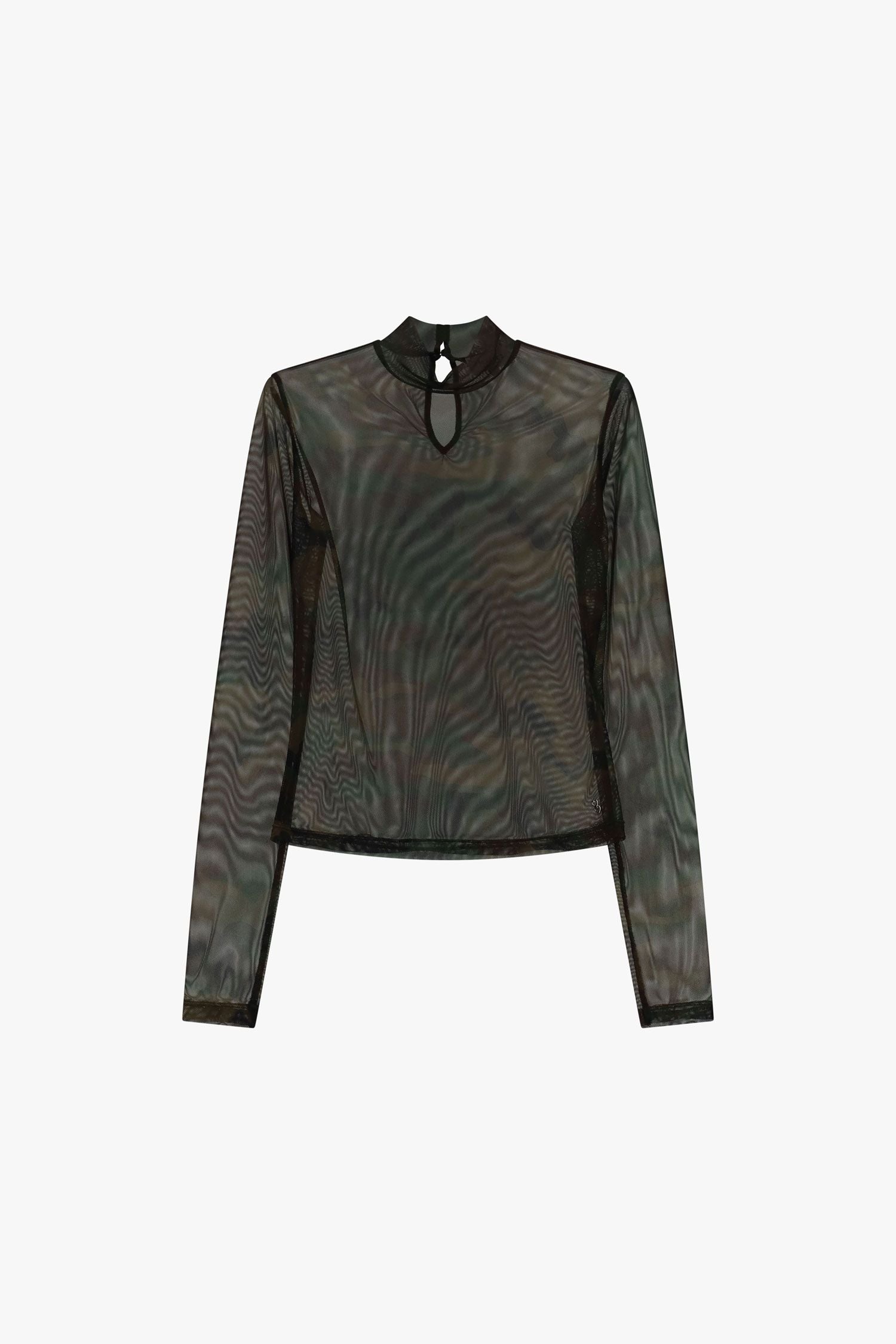 T-shirt Please T0Z0ETY000 camuflada transparente