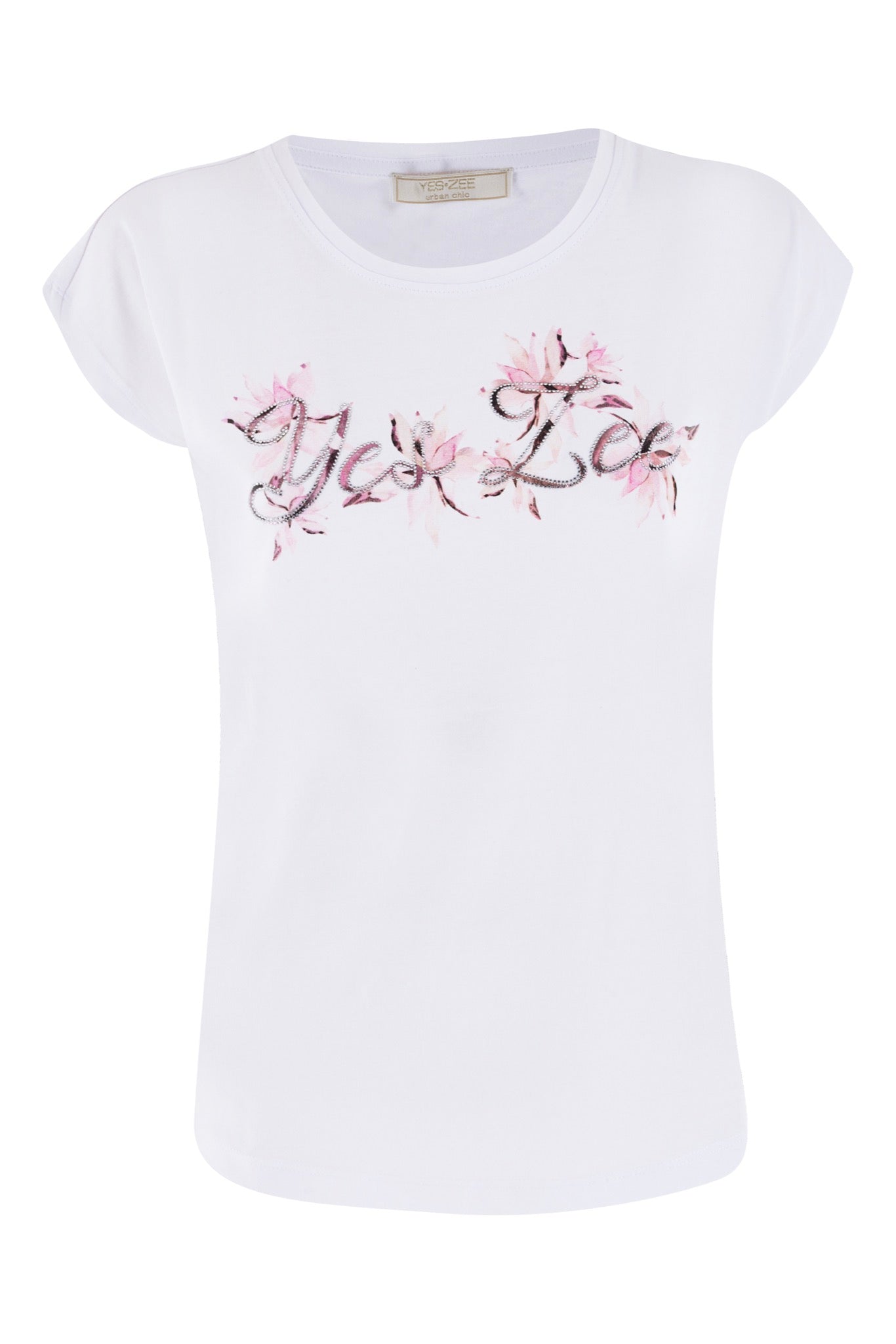T-SHIRT YES ZEE GOLA REDONDA COM MNGRM O - Carla Valente
