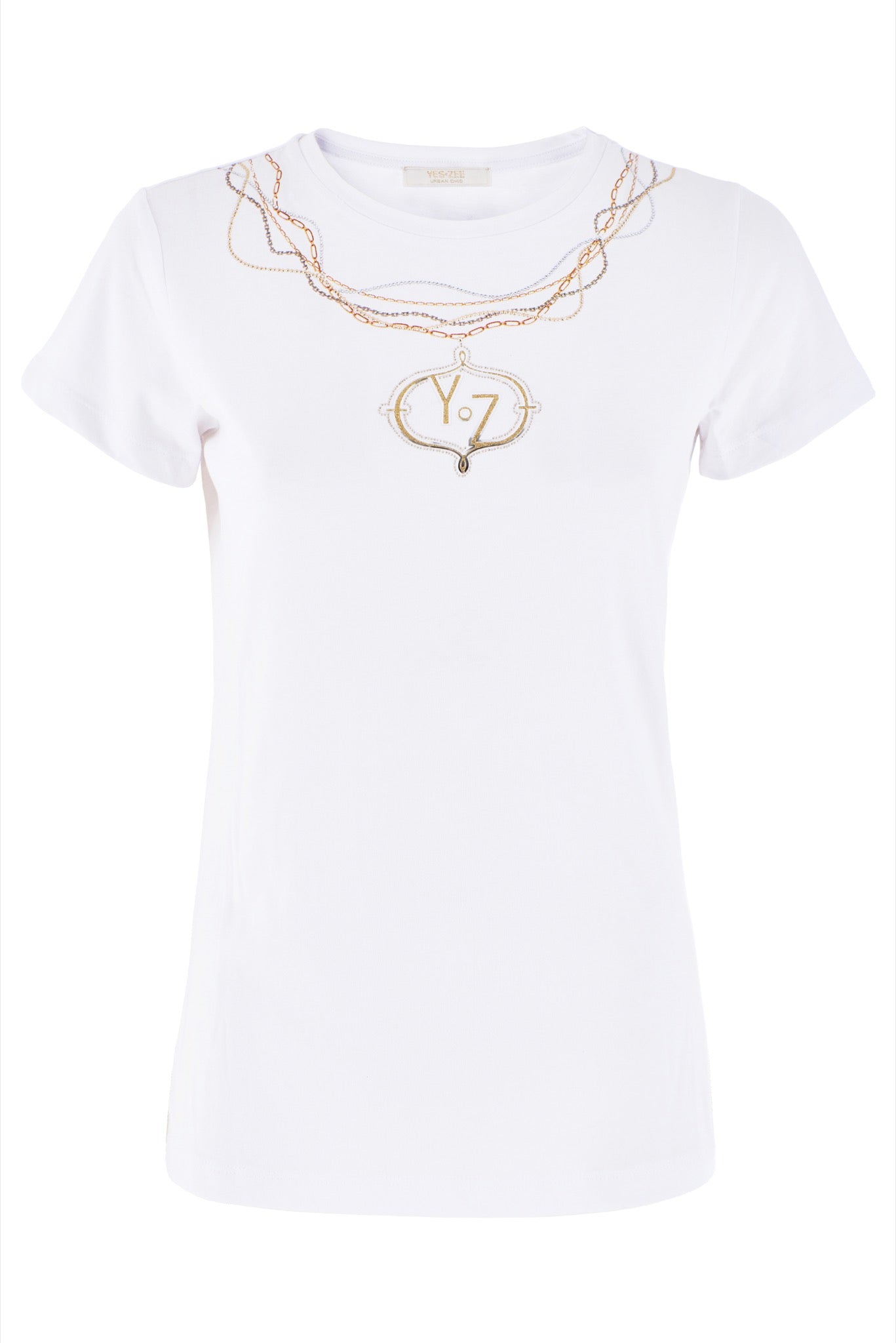 T-SHIRT YES ZEE GOLA REDONDA COLAR - Carla Valente