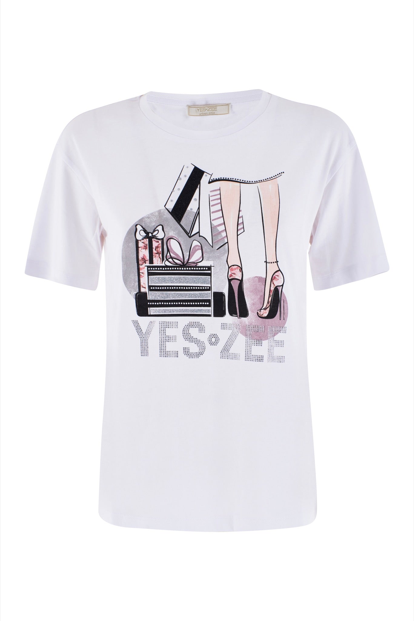 T-SHIRT YES ZEE GOLA REDONDA GIFFTS - Carla Valente