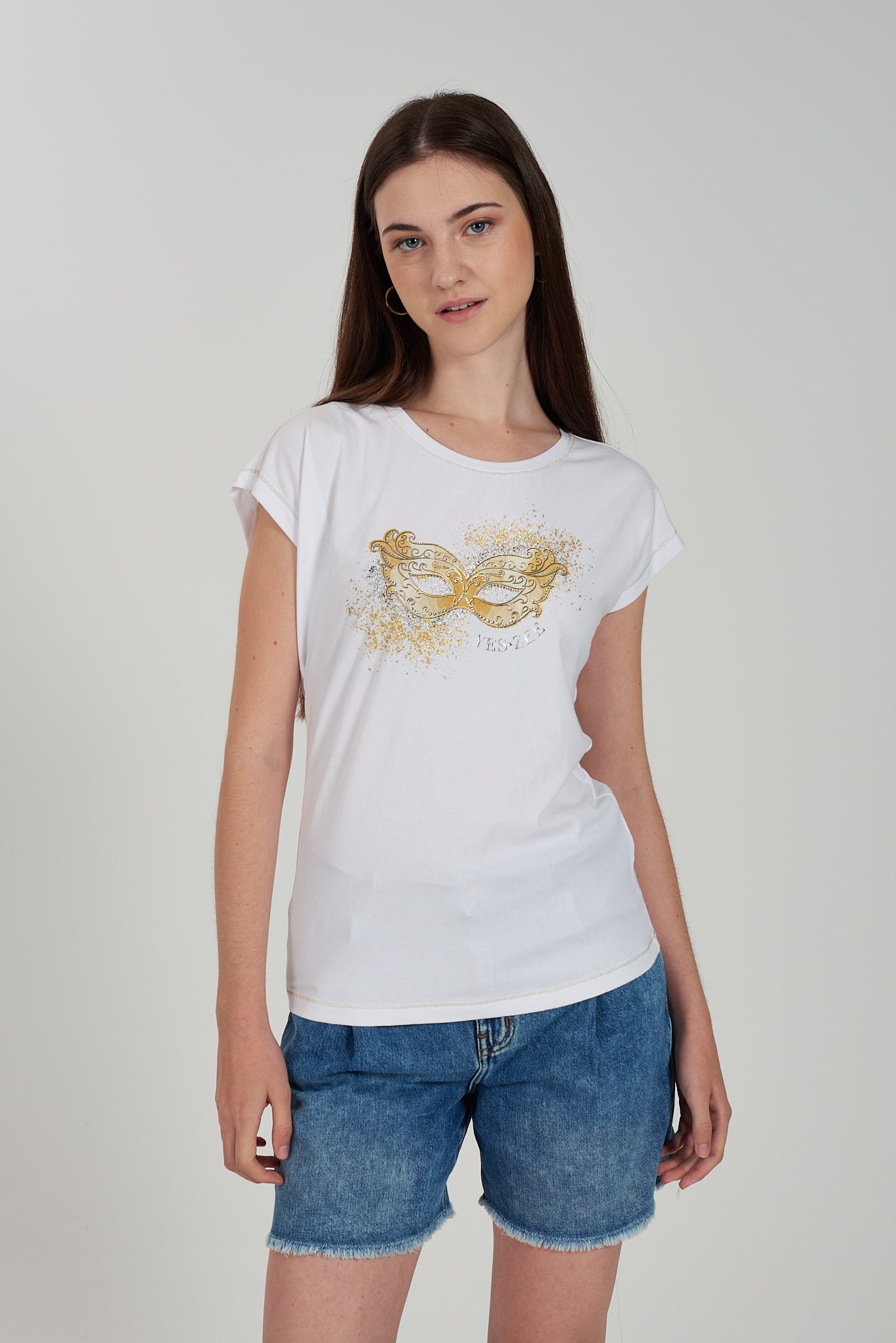 T-SHIRT YES ZEE GOLA REDONDA VENEZA MNGM - Carla Valente
