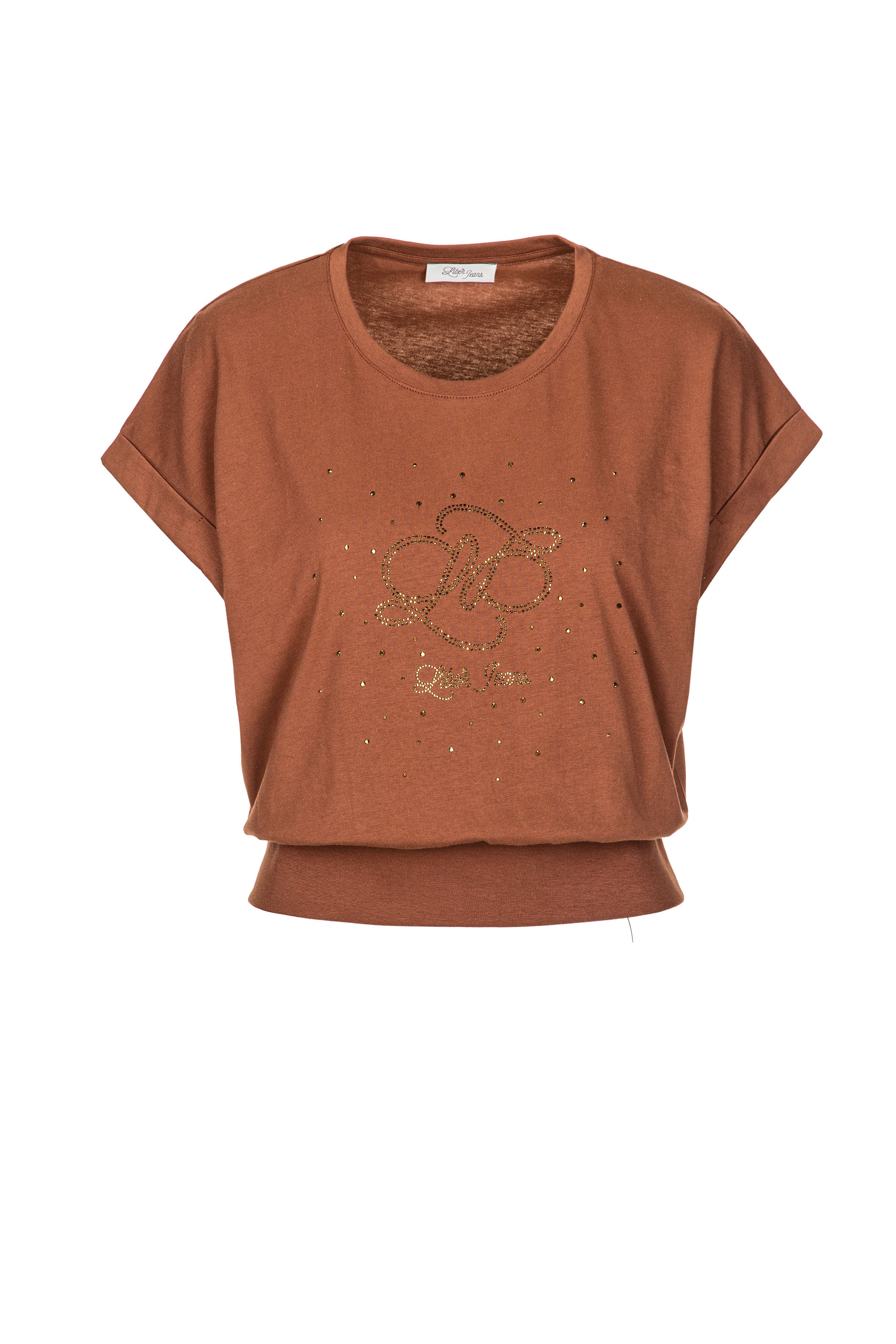 T-SHIRT LIBERJEANS MNGRM EM STRASS - Carla Valente