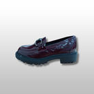 MOCASSIM DE VERNIZ COM FIVELA SOLA GROSA - Carla Valente