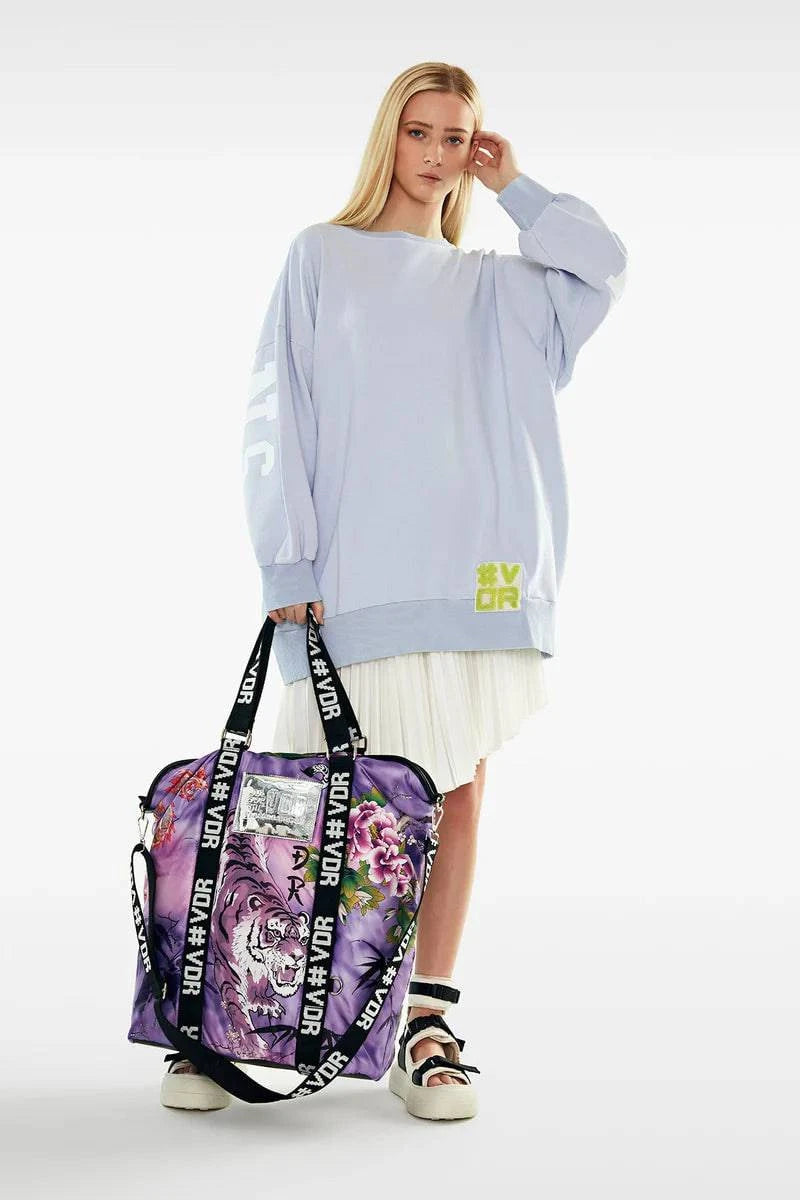 SWEATSHIRT VDR FELPA OVER MEA NS - Carla Valente