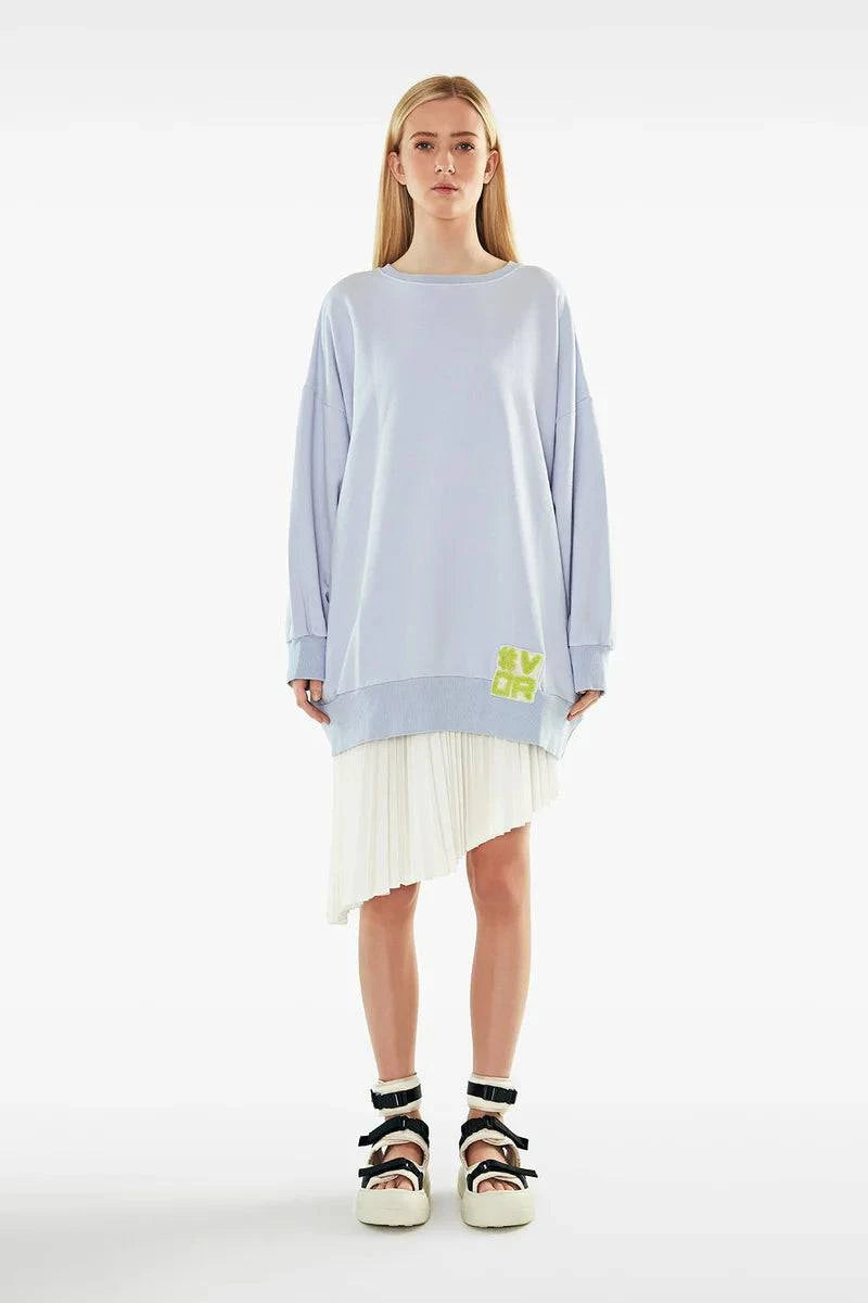 SWEATSHIRT VDR FELPA OVER MEA NS - Carla Valente