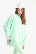 SWEATSHIRT VDR FELPA OVER MEA NS - Carla Valente
