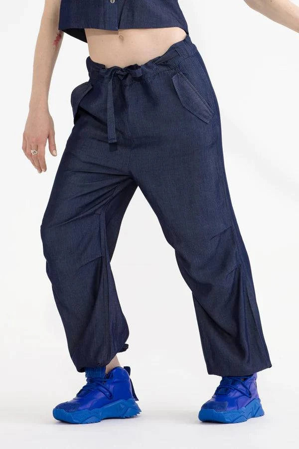 CALÇA VDR TENCEL C/PUNHO - Carla Valente