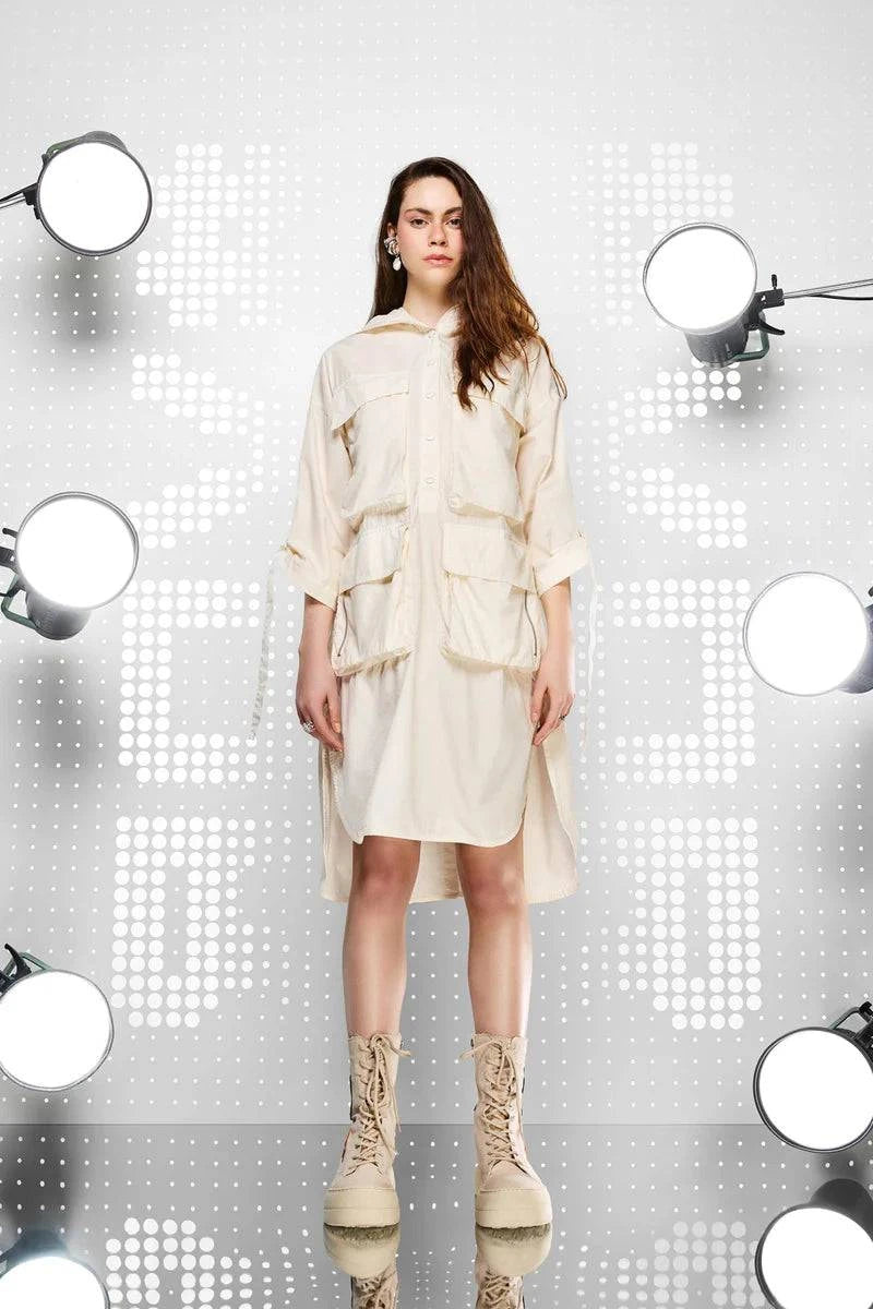 VESTIDO VDR C/BOLSOS CARGO C/CRPÇ - Carla Valente