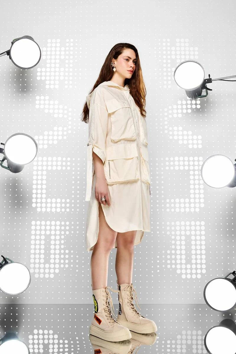 VESTIDO VDR C/BOLSOS CARGO C/CRPÇ - Carla Valente