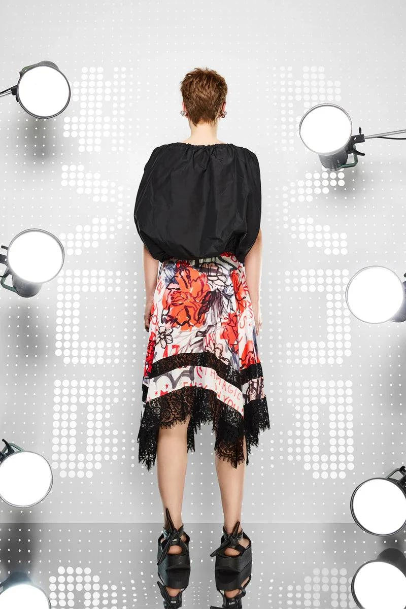 BLUSA VDR ACETINADA COM ZIP FRONTAL - Carla Valente