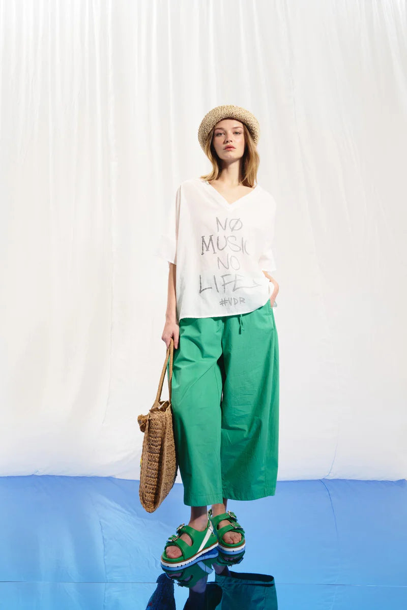 CALÇA VDR BAGGY POPELINE - Carla Valente