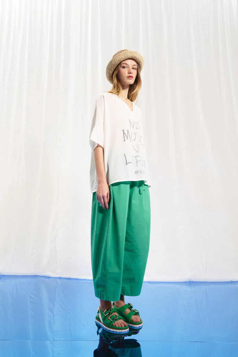 CALÇA VDR BAGGY POPELINE - Carla Valente