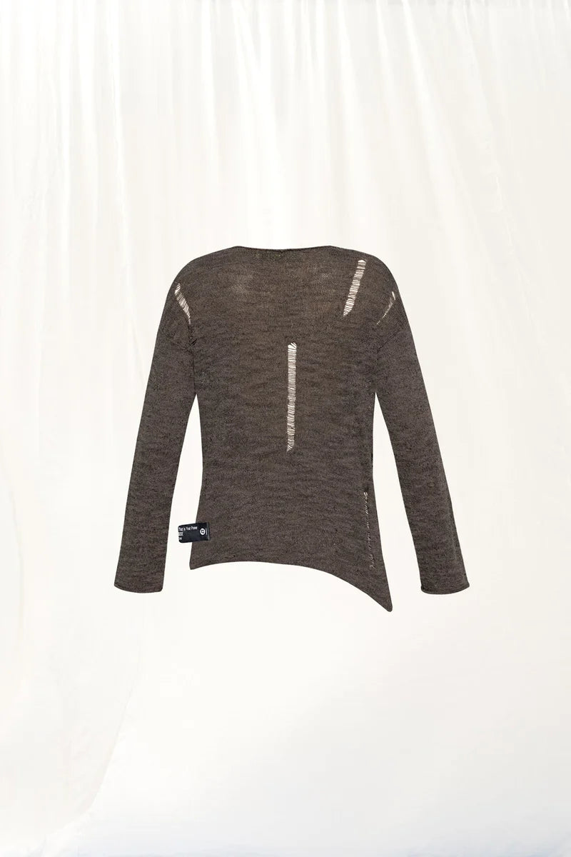 SWEATER VDR MALHA FINA COM ROTOS - Carla Valente