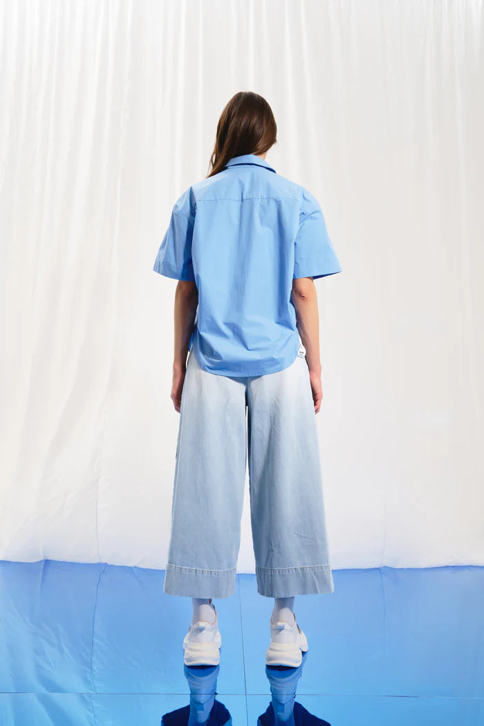 CAMISA VDR POPELINE COM ATILHOS LATERAIS - Carla Valente