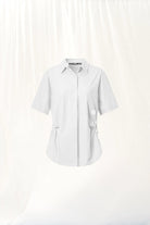 CAMISA VDR POPELINE COM ATILHOS LATERAIS - Carla Valente