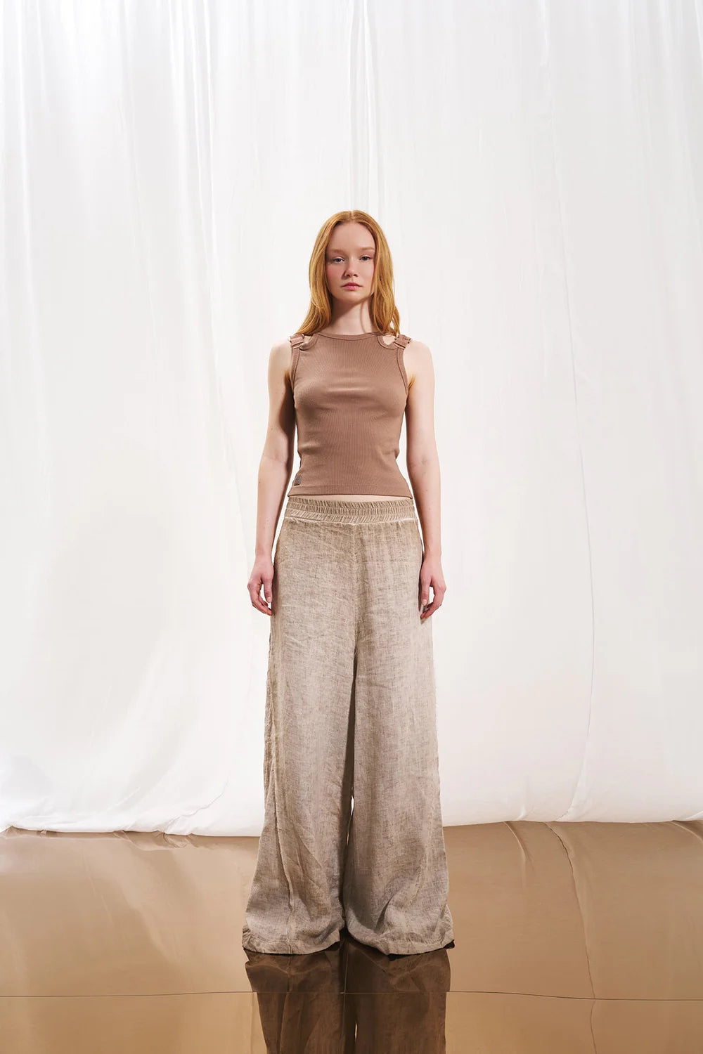 PANTALONA VDR WIDE LEG LINHO - Carla Valente