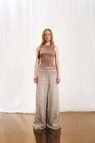 PANTALONA VDR WIDE LEG LINHO - Carla Valente