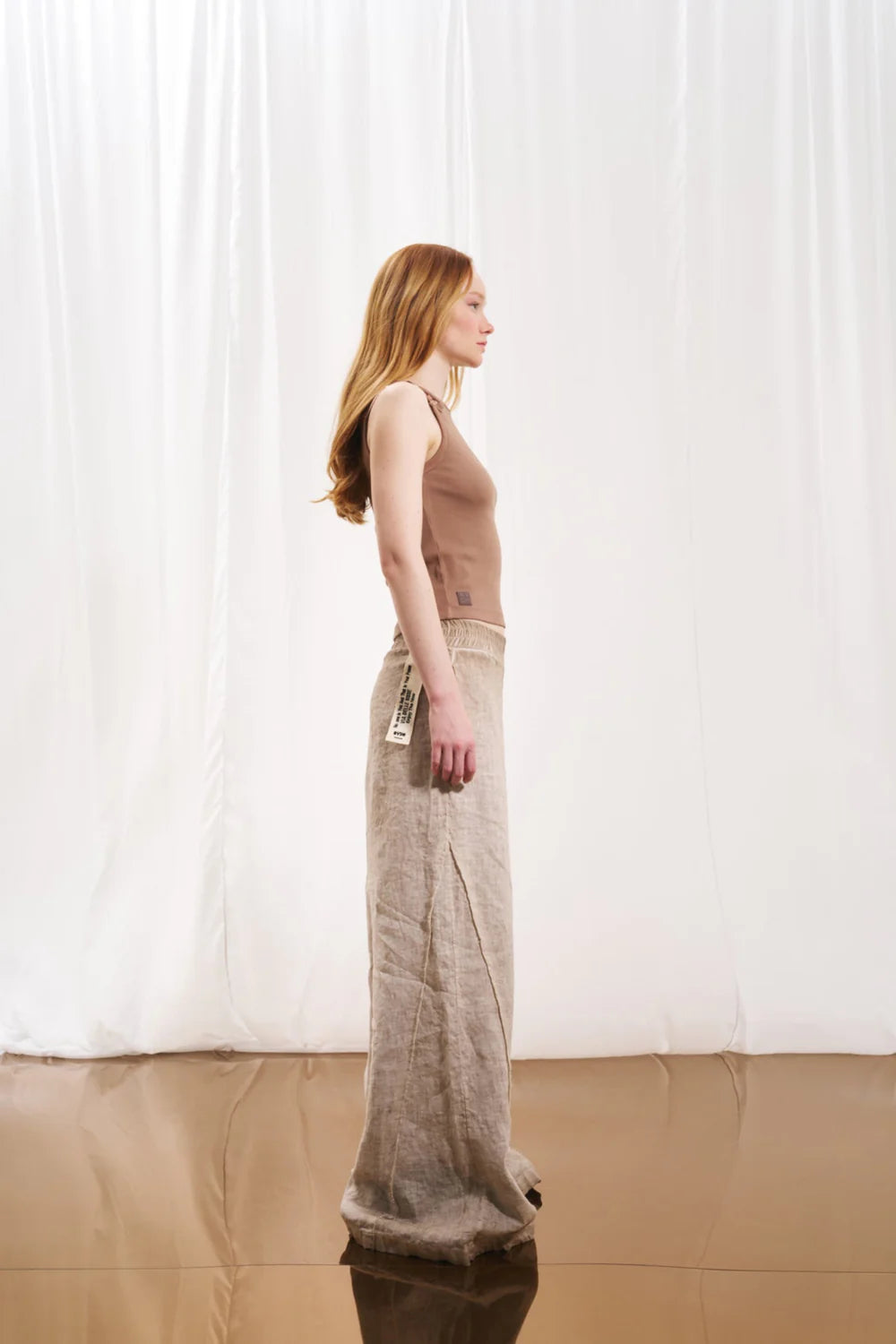 PANTALONA VDR WIDE LEG LINHO - Carla Valente